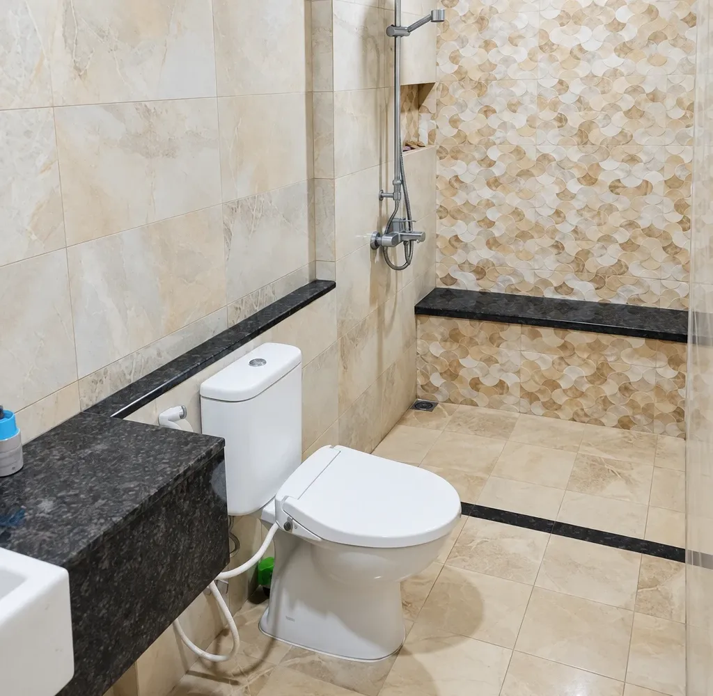 Mrs. H — Komp. Jati Residence — bathroom