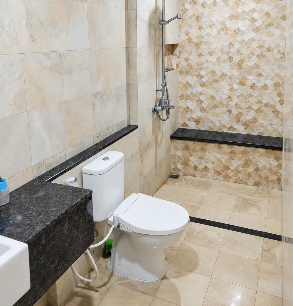Mrs. H — Komp. Jati Residence — bathroom